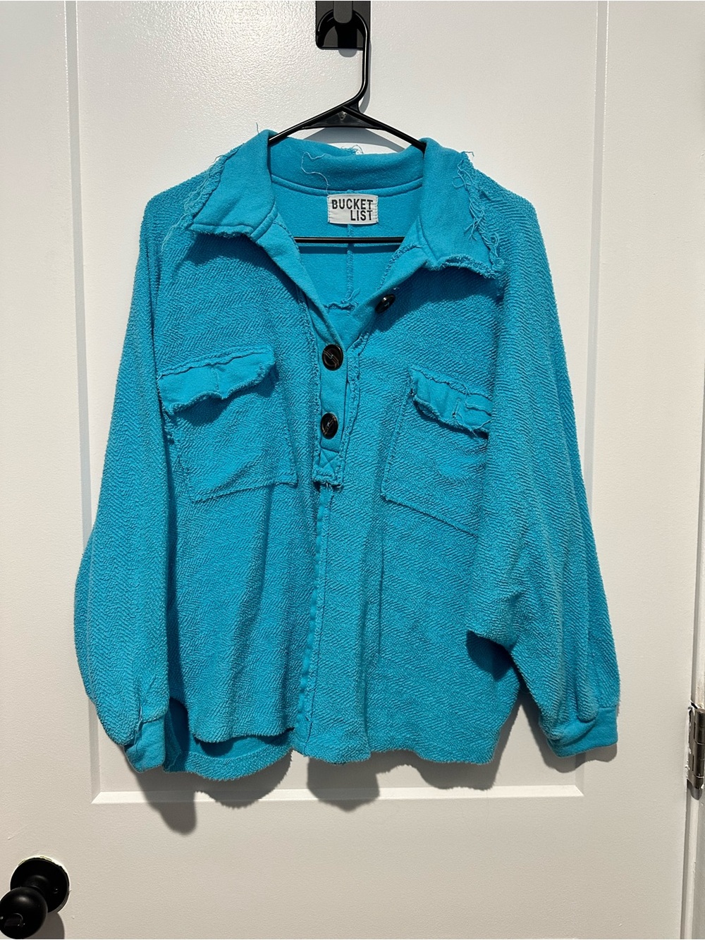 BUCKETLIST Womens Bright Teal Top